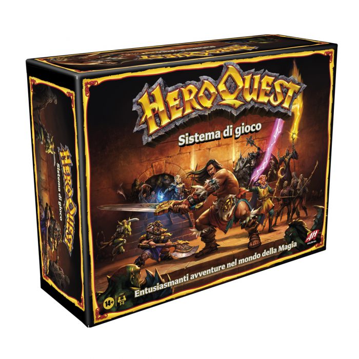 GIOCO DA TAVOLO HEROQUEST EDIZIONE ITALIANA (set base)