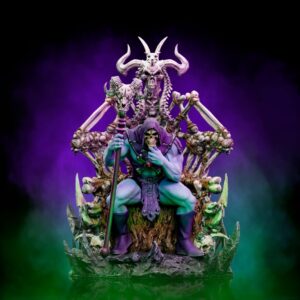 IRON STUDIOS - MASTERS OF THE UNIVERSE SKELETOR IN THRONE DELUXE 1:10