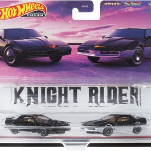 HOT WHEELS PREMIUM COLLECTOR 2PAC KNIGHT RIDER K. I. T. T. + K.A.R.R.