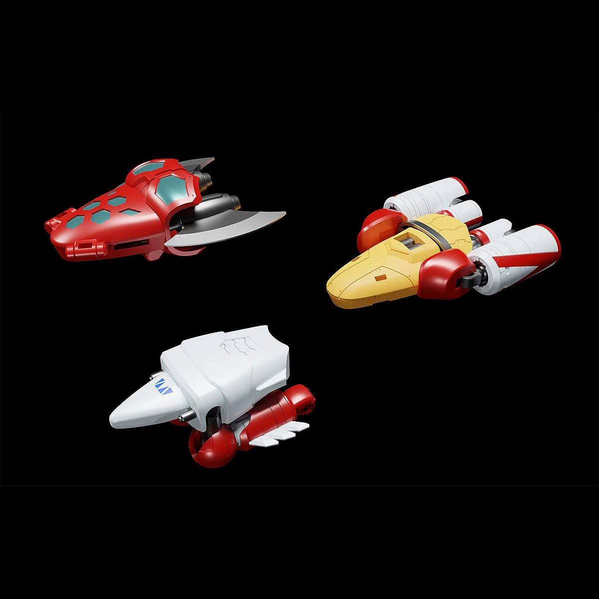 MODEROID (MODEL KIT) - GETTER ROBO - GETTER 1 - MINIATURE COMBINING & TRANSFORMING - immagine 2