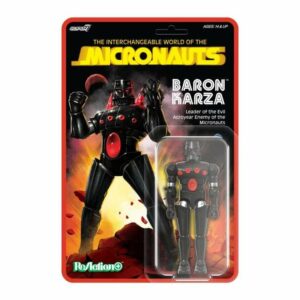SUPER 7 RE-ACTION MICRONAUTS - W01 BARON KARZA REACTION FIGURE