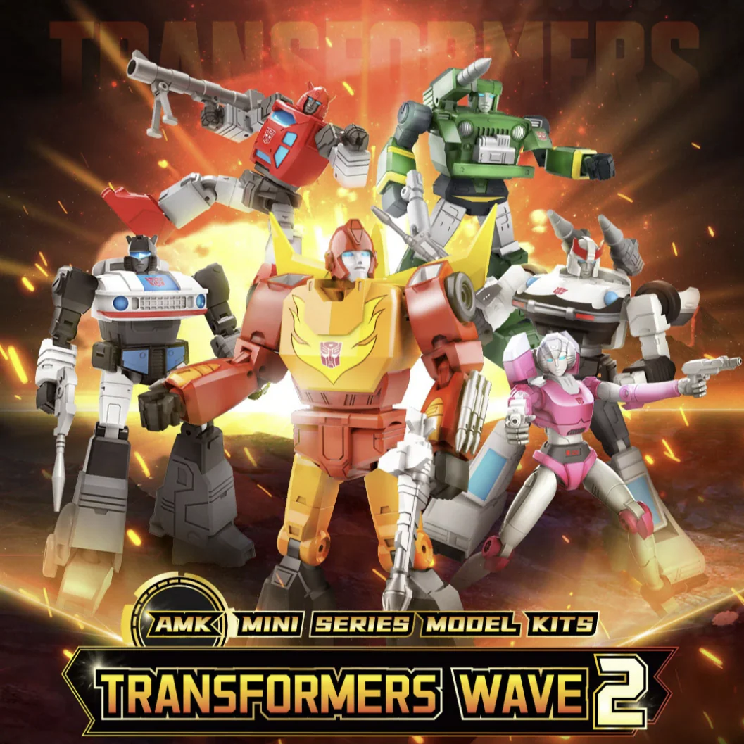 TRANSFORMERS GENERATION ONE - YOLOPARK AMK MINI SERIES PLASTIC MODEL KIT WAVE 2