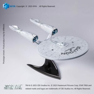 HIYA STAR TRK 2009 REPLICA ART SERIES LIGHT UP STARSHIP SS ENTERPRISE NCC-1701