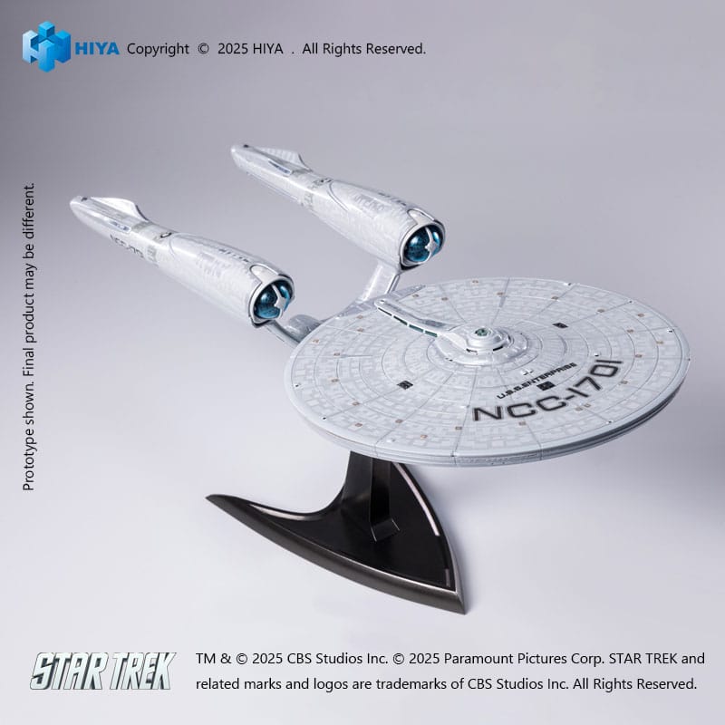 HIYA STAR TRK 2009 REPLICA ART SERIES LIGHT UP STARSHIP SS ENTERPRISE NCC-1701