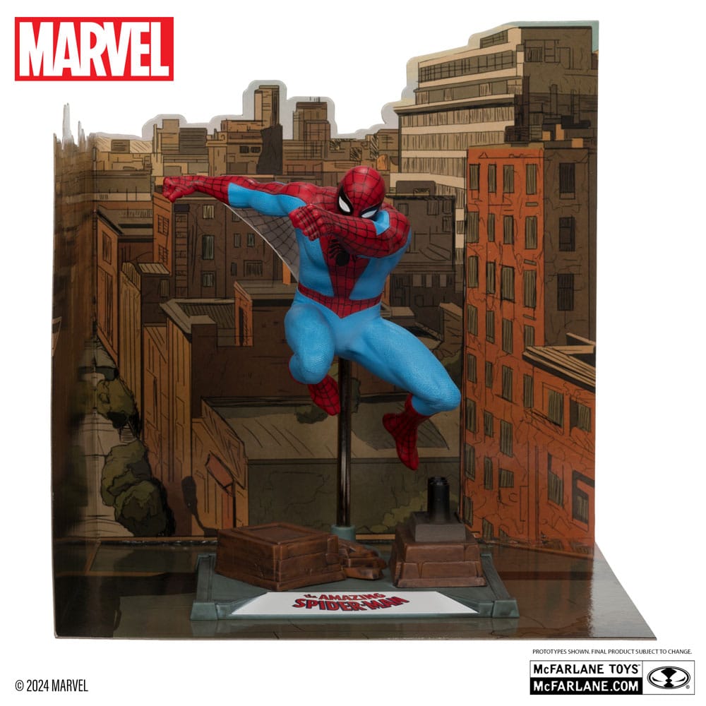 McFARLANE MARVEL COLLECTION PVC STATUE 1/10 SPIDER-MAN (THE AMAGAZIN SPIDER-MAN) - (GOLD LABEL)