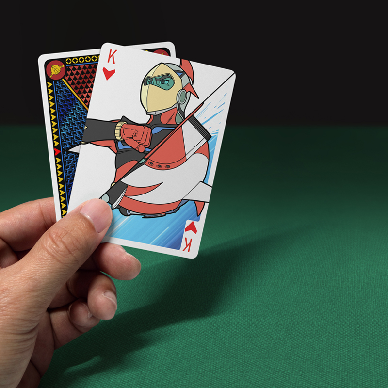 CARTE DA POKER GOLDORAK - ACTARUS SET I - (54 CARTE) - immagine 2