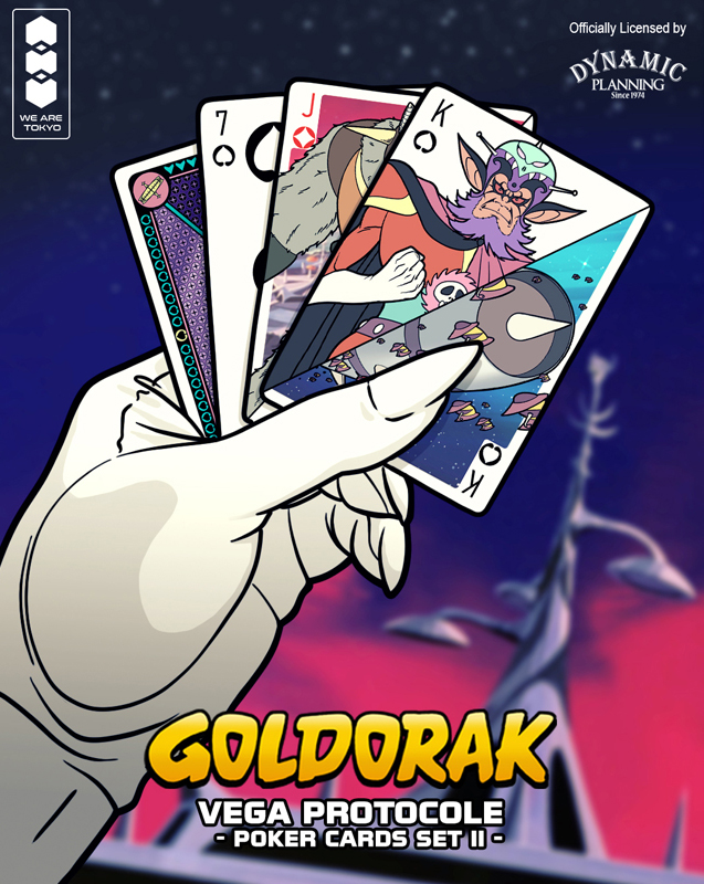 CARTE DA POKER GOLDORAK - VEGA SET II - (54 CARTE)