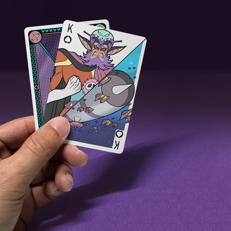 CARTE DA POKER GOLDORAK - VEGA SET II - (54 CARTE) - immagine 2