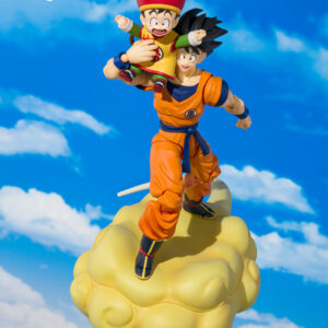 BANDAI S.H. FIGUARTS TAMASHIWEB EXCLUSIVE - SON GOKU & SON GOHAN KID & FLYING NIMBUS