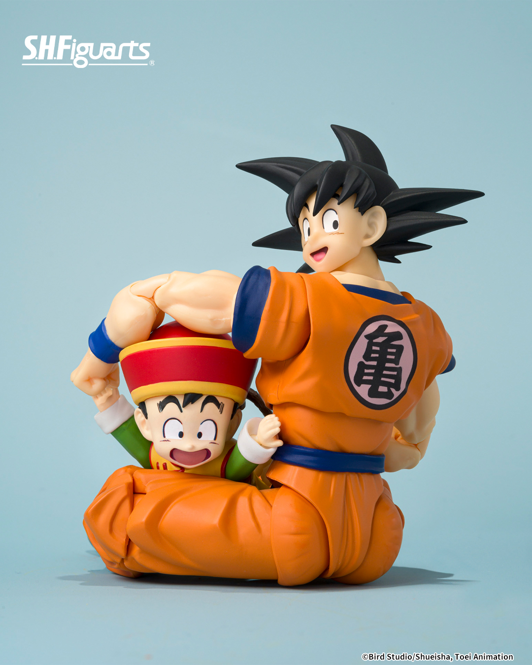 BANDAI S.H. FIGUARTS TAMASHIWEB EXCLUSIVE - SON GOKU & SON GOHAN KID & FLYING NIMBUS - immagine 3