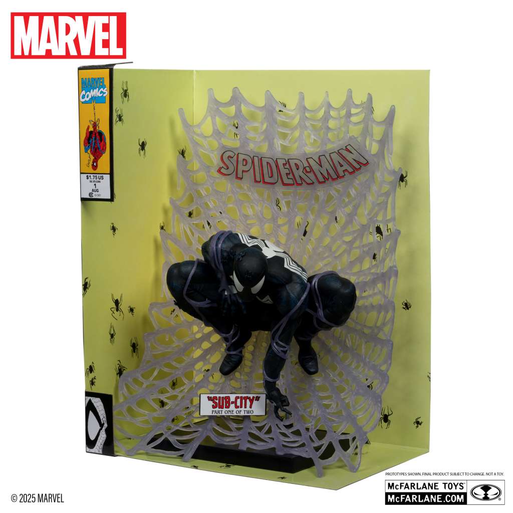 McFARLANE TOYS MARVEL COLLECTION 1:6 SPIDER-MAN STATUE - SPIDER-MAN BLACK SUIT #1