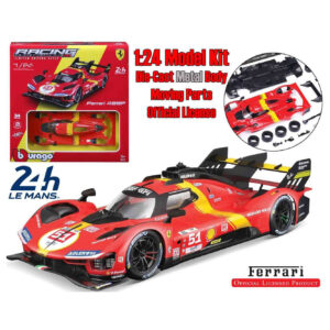 BBURAGO FERRARI 499P LMH - 1:24 2023 WINNER LEMANS - DIECAST METAL KIT