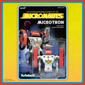 SUPER 7 RE-ACTION MICRONAUTS - W02 MICROTRON REACTION FIGURE