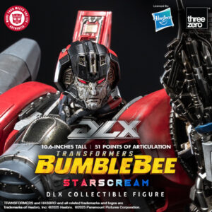 THREEZERO TRANSFORMERS BOMBUSBEE MOVIE DECEPTICONS STARSCREAM ACTION FIGURE