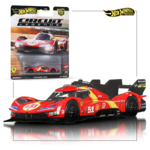 HOT WHEELS PREMIUM 1/64 CIRCUIT LEGENDS COLLECTION FERRARI 499P LEMANS N.51