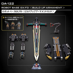 DIACLONE - DA-122 ROBOT BASE GX-FD BUILD UP ARMAMENT SET