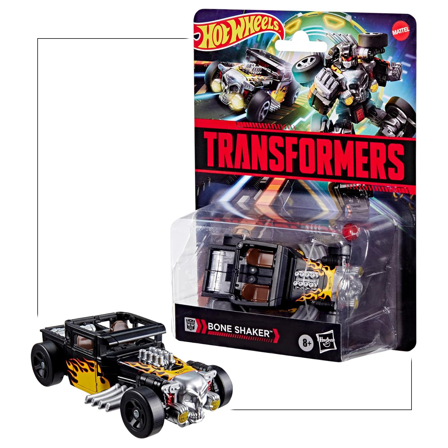 HOT WHEELS X TRANSFORMERS HASBRO ACTION FIGURE BONE SHAKER