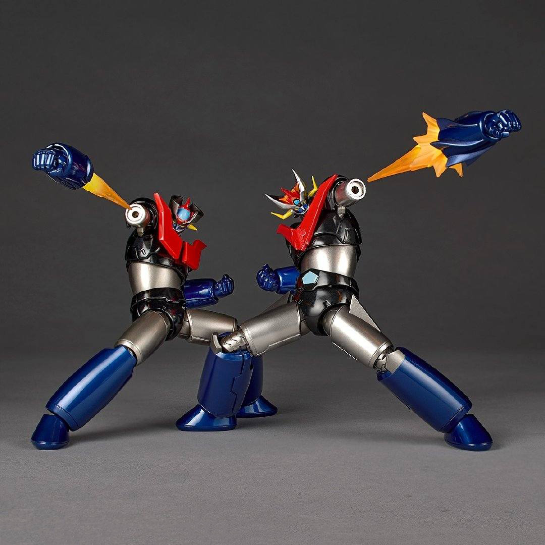 (COMBO) REVOLTECH AMAZING YAMAGUCHI ACTION FIGURE - MAZINGER Z + GREAT MAZINGER - immagine 3