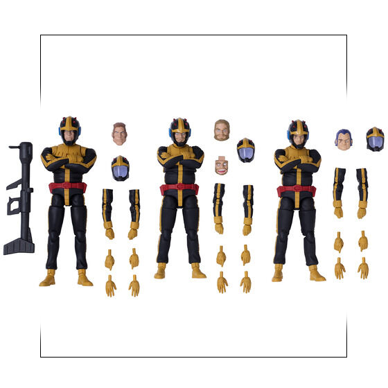 MEGAHOUSE - G.M.G. COLLECTION EX MOBILE SUIT GUNDAM ZION ARMY - BLACK TRIS STARS - immagine 2