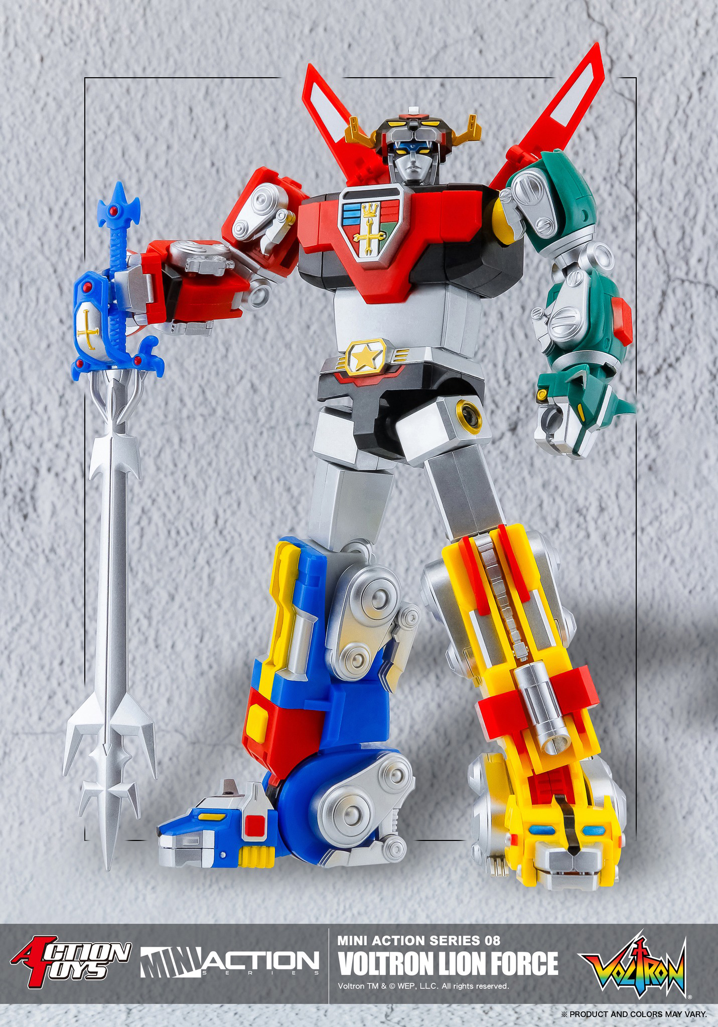 ACTION TOYS MINI ACTION SERIES VOLTRON LION FORSE Standard Version