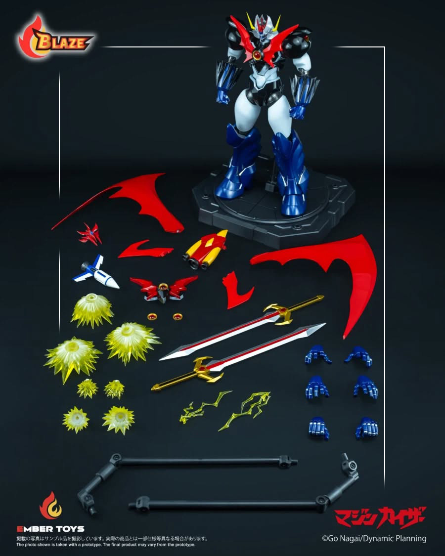 EMBER TOYS BLAZE MAZINKAISER DIECAST CHOGOKIN ORIGINAL VERSION - immagine 4