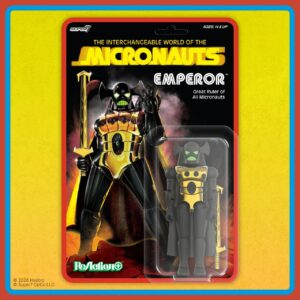 SUPER 7 RE-ACTION MICRONAUTS - W03 EMPEROR ACTION FIGURE