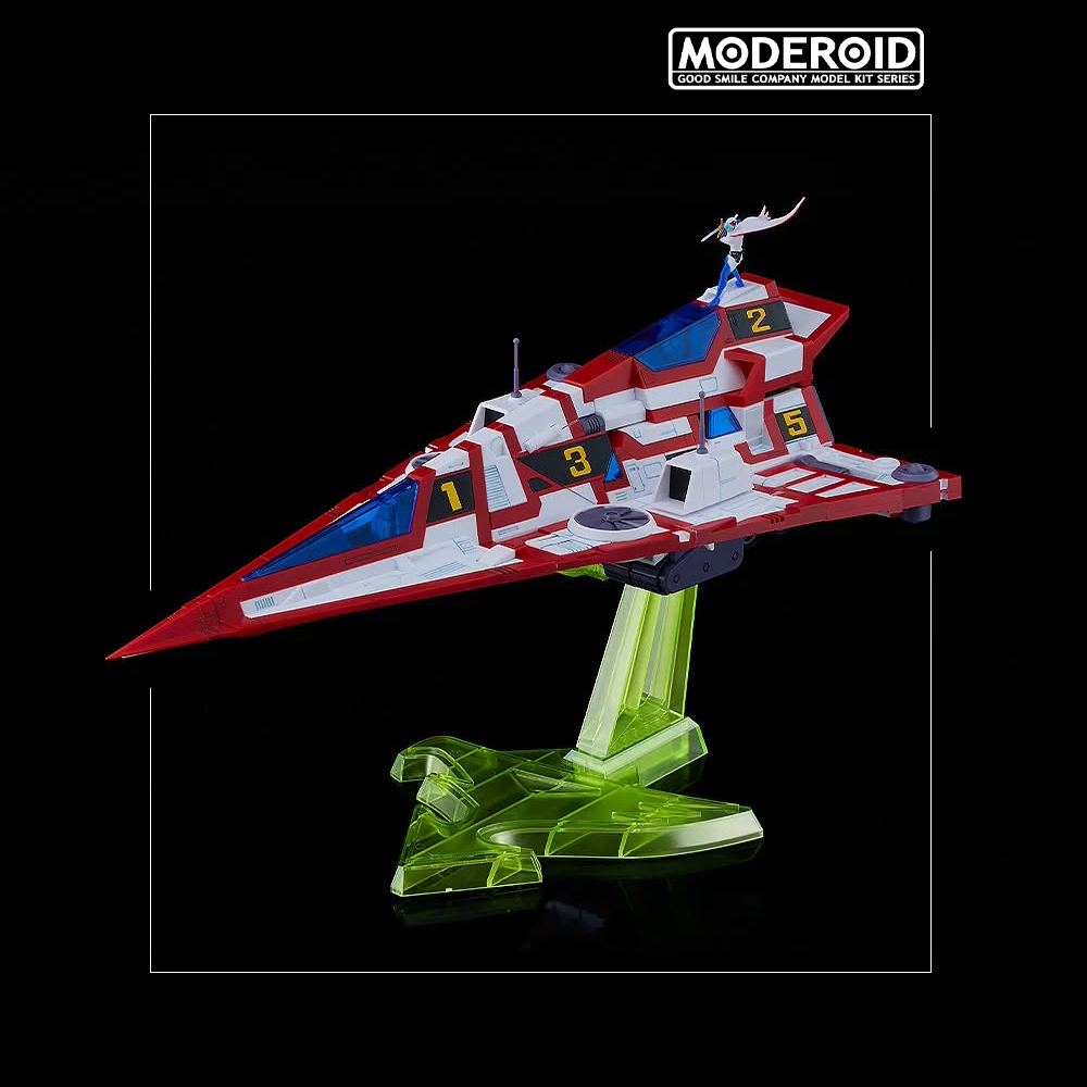 GOODSMILE MODEROID GATCHAMAN FIGHTER PLASTIC MODEL KIT GATCHA SPARTAN UNITE COLOR - immagine 2