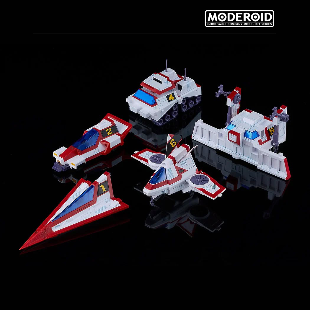 GOODSMILE MODEROID GATCHAMAN FIGHTER PLASTIC MODEL KIT GATCHA SPARTAN UNITE COLOR - immagine 4