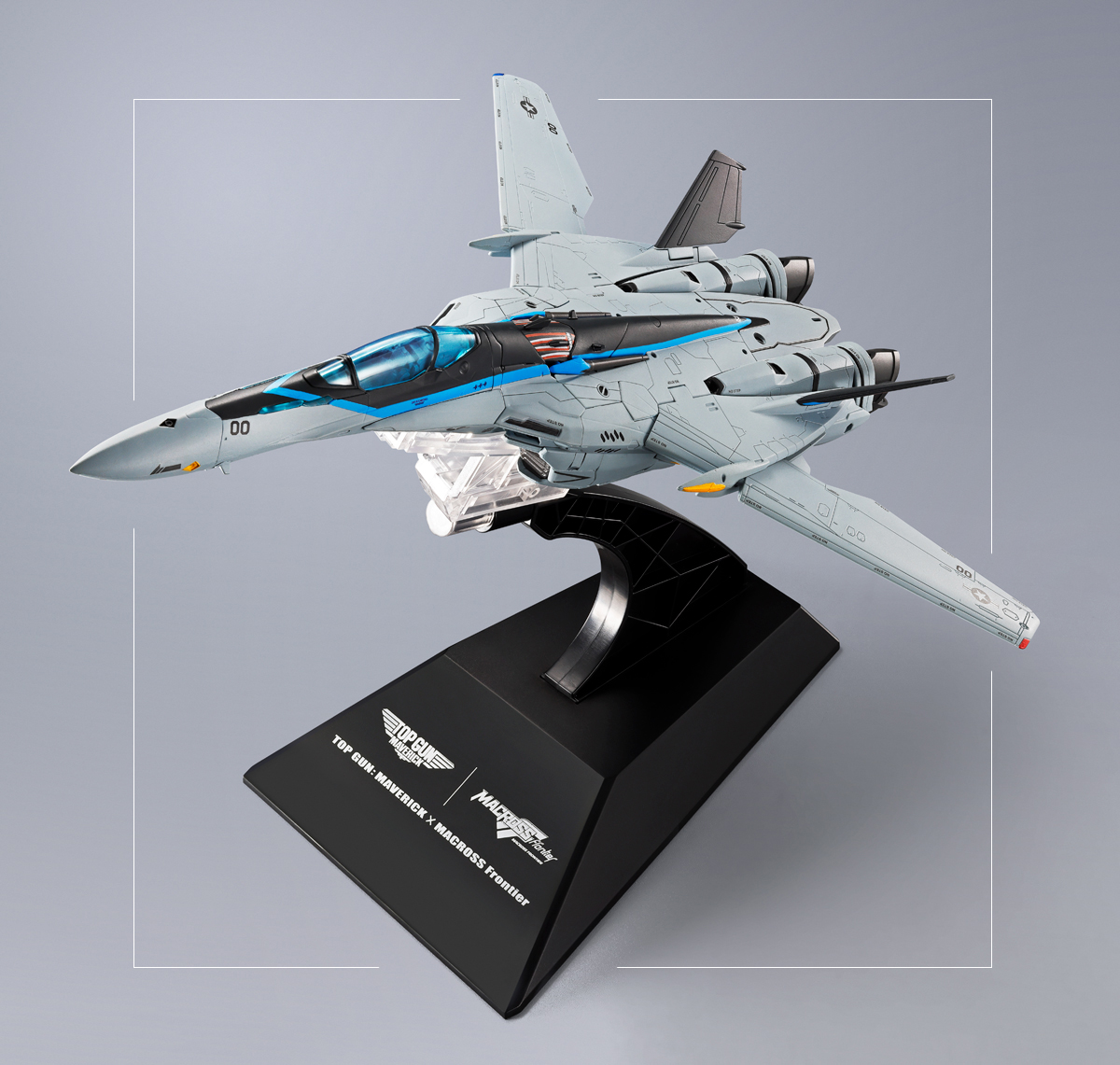 DX CHOGOKIN MACROSS FRONTIER X TOP GUN; MAVERICK VF-25 MESSIAH VALKYRIE TOP GUN; MAVERICK VER.
