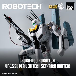 THREEZERO ROBO-DOU ROBOTECH VF-1S - RICK HUNTER SUPER VERITECH SET FIGURE +SUPER VERITECH ARMOR PACK