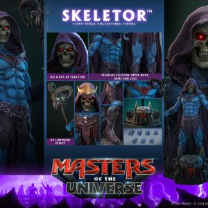 HOT TOYS MASTERS OF THE UNIVERSE 1/6 - SKELETOR ACTION FIGURE
