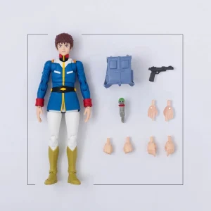 MEGAHOUSE GMG COLLECTION MOBILE SUIT GUNDAM EARTH FEDERATION ACTION FIGURE AMURO RAY UNIFORM