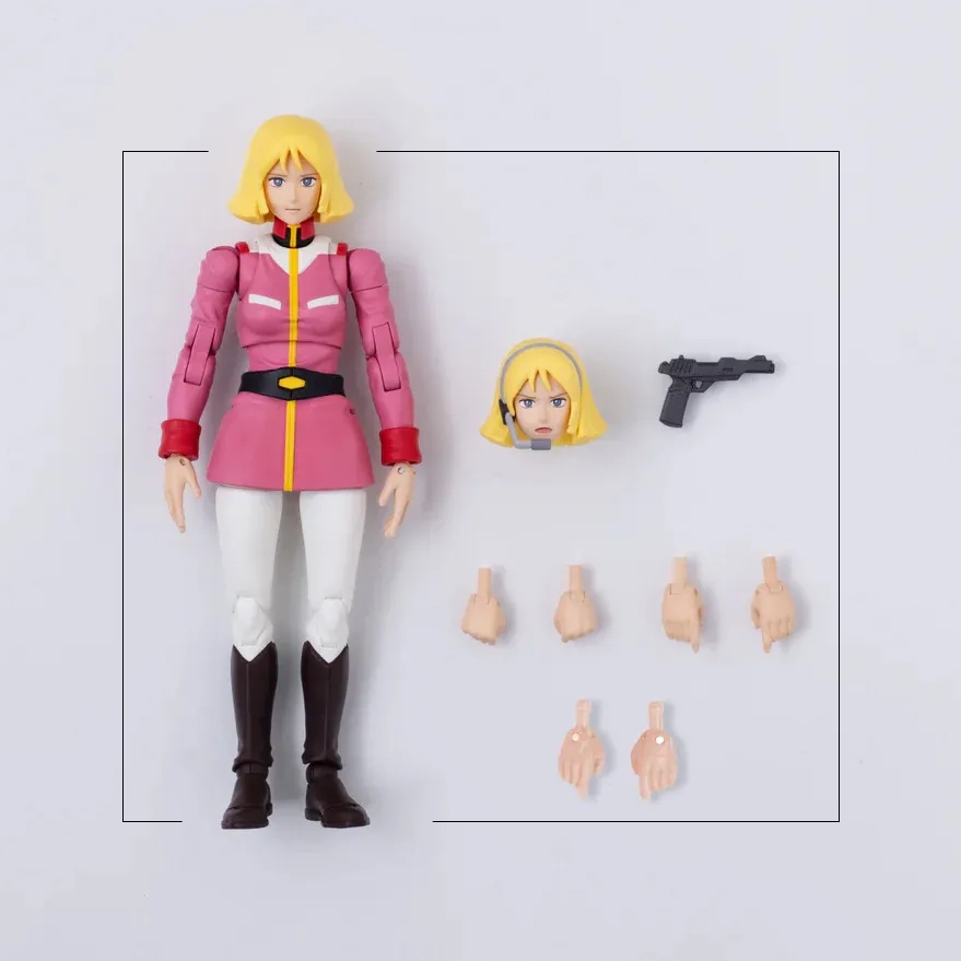 MEGAHOUSE GMG COLLECTION MOBILE SUIT GUNDAM EARTH FEDERATION ACTION FIGURE SAYLA MASS UNIFORM