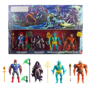 MASTERS OF THE UNIVERSE ORIGINS 4-PACK ACTION FIGURE BATTLE FOR SUBTERNIA