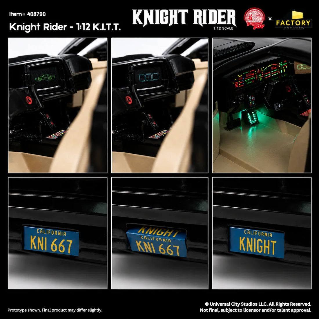 RAMEN TOY KNIGHT RIDER 1:12 SCALE VEHICLE - immagine 2