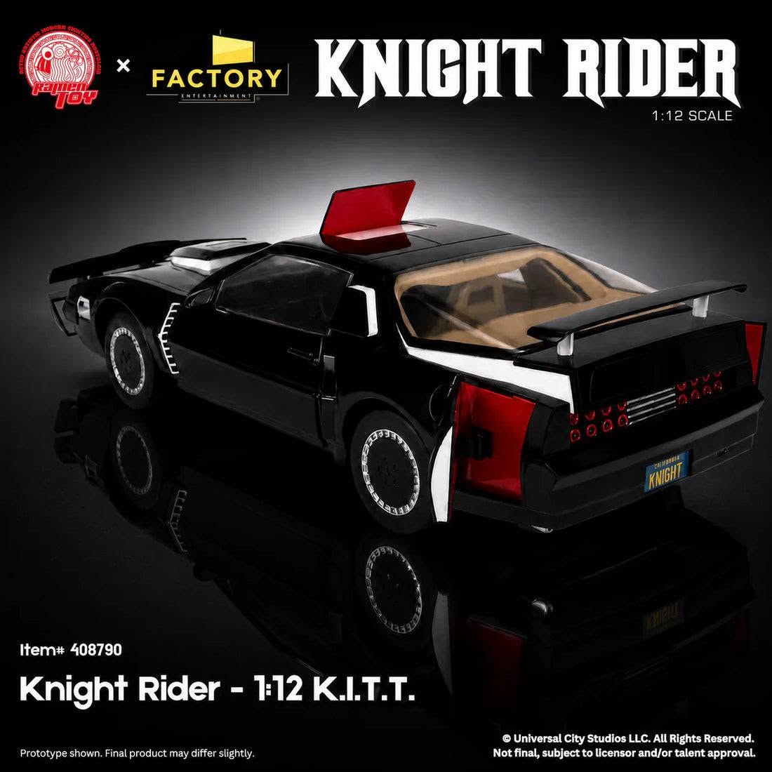 RAMEN TOY KNIGHT RIDER 1:12 SCALE VEHICLE - immagine 3