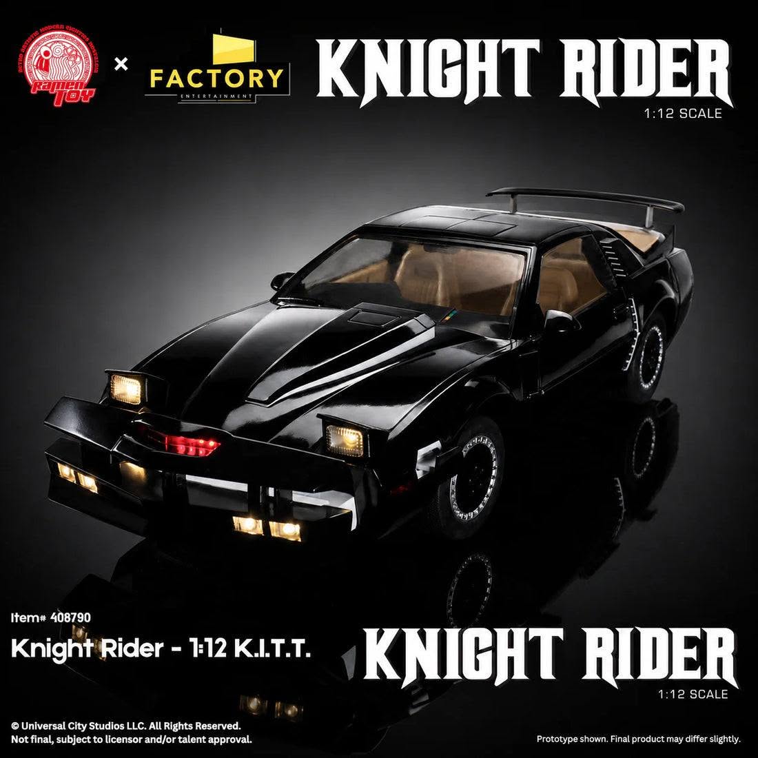 RAMEN TOY KNIGHT RIDER 1:12 SCALE VEHICLE - immagine 4