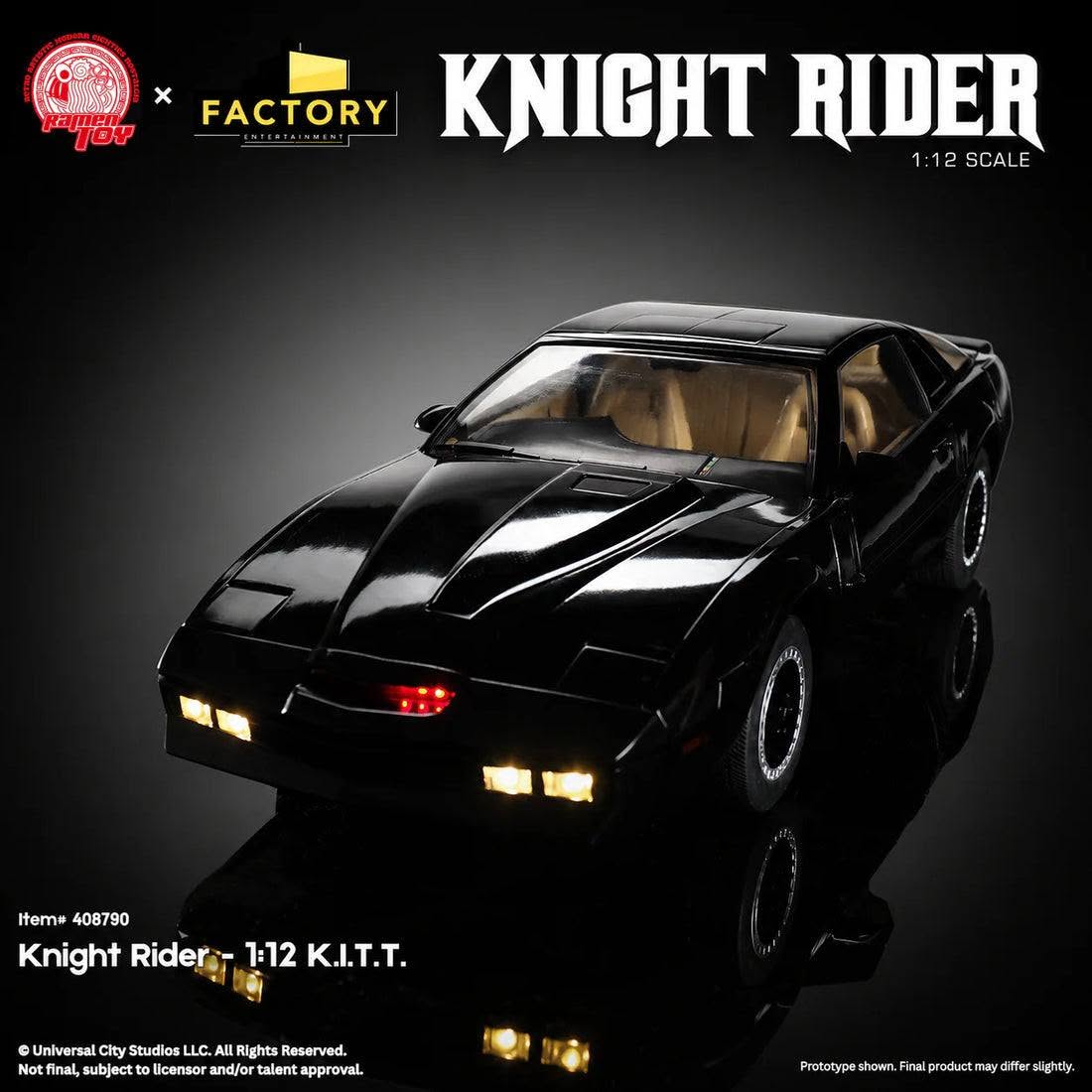 RAMEN TOY KNIGHT RIDER 1:12 SCALE VEHICLE - immagine 5