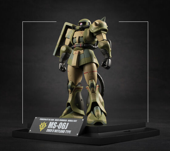 ROBOT DAMASHI SIDE MS - MS-06J ZAKU II WETLAND TYPE VERSION A.N.I.M.E - immagine 3
